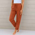Premium Linnen Stretchbroek voor Dames – Ademend, Comfortabel en Lichtgewicht