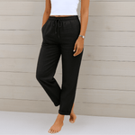 Premium Linnen Stretchbroek voor Dames – Ademend, Comfortabel en Lichtgewicht