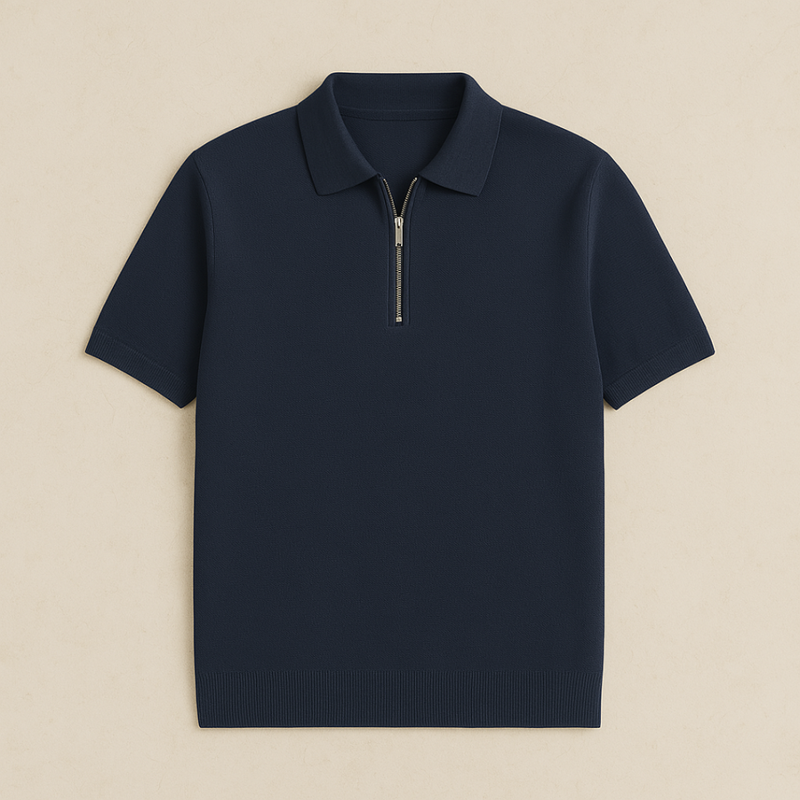 Capri Polo met rits Heren