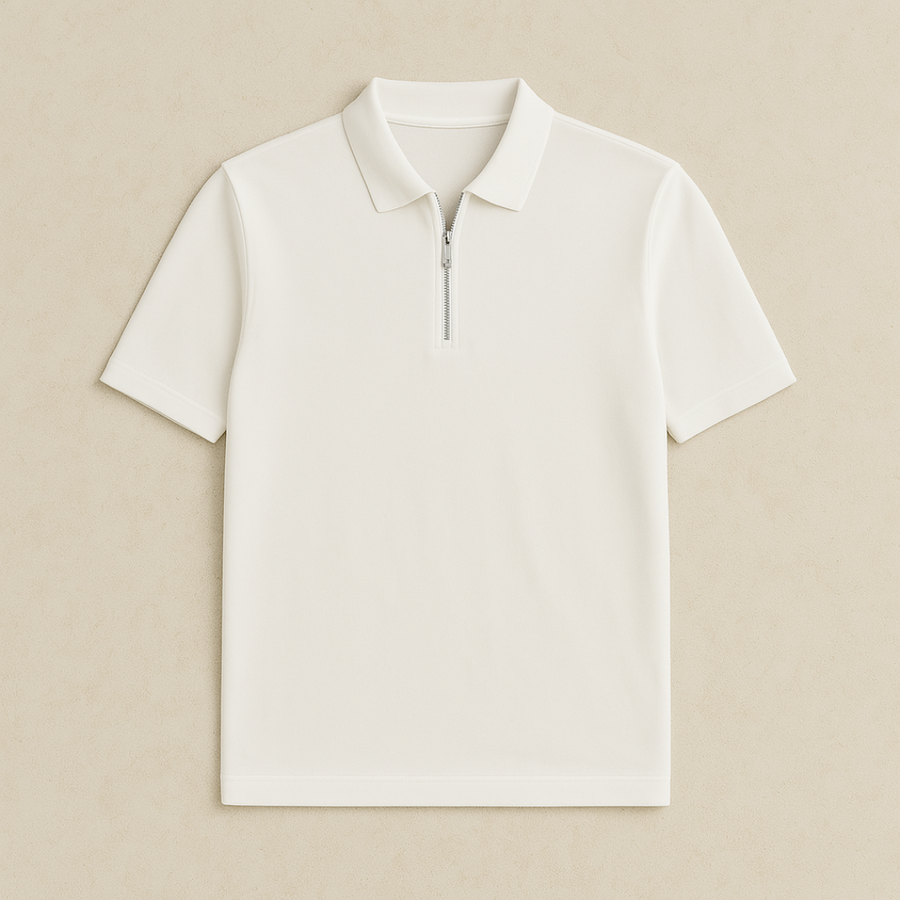 Capri Polo met rits Heren