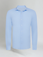 Essential Linen overhemd - Lichtblauw
