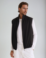 Lichtgewicht bodywarmer 2-in-1 ontwerp – Zwart