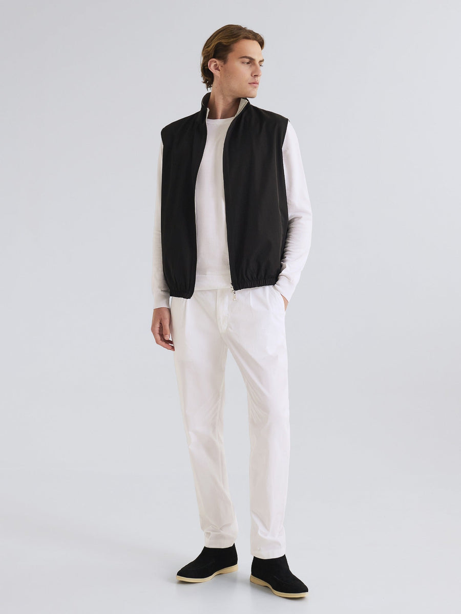 Lichtgewicht bodywarmer 2-in-1 ontwerp – Zwart