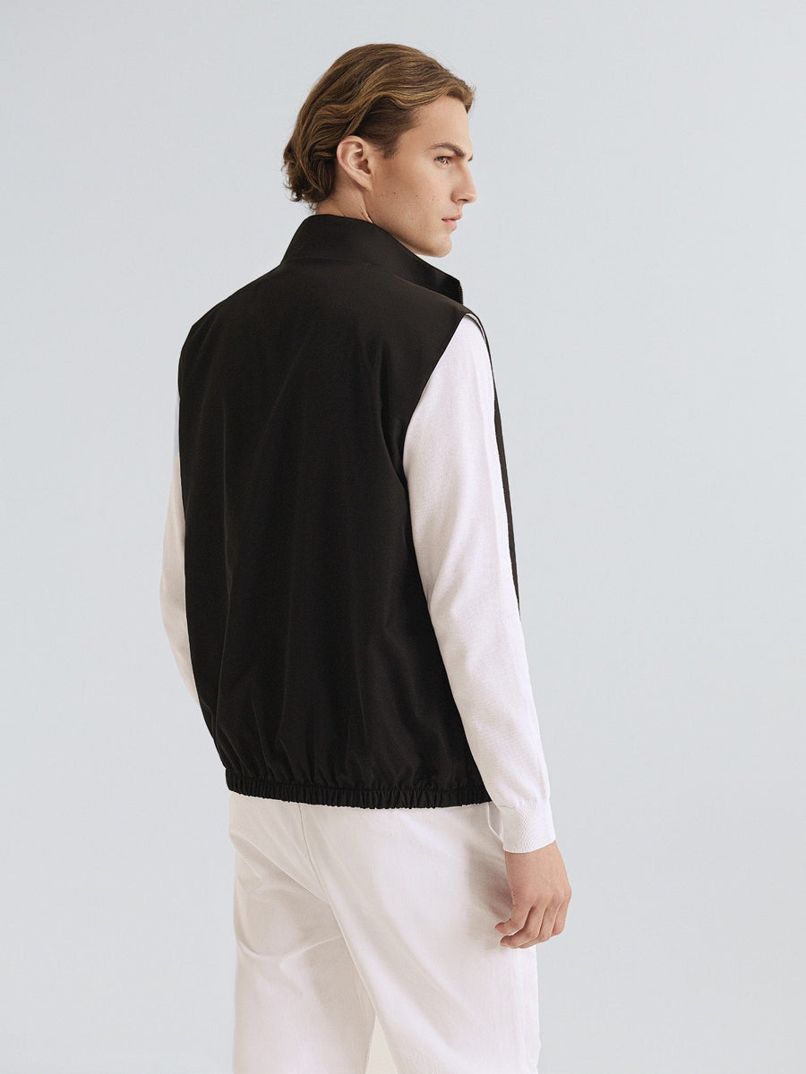 Lichtgewicht bodywarmer 2-in-1 ontwerp – Zwart