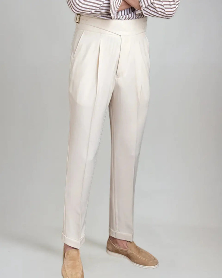 Oxford zomerbroek - Wit