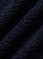 Poloshirt zonder knopen – Marineblauw
