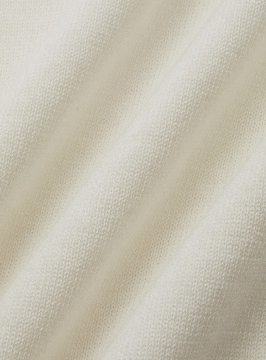 Poloshirt zonder knopen – Wit