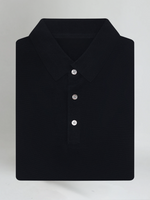 Premium katoenen polo - Zwart