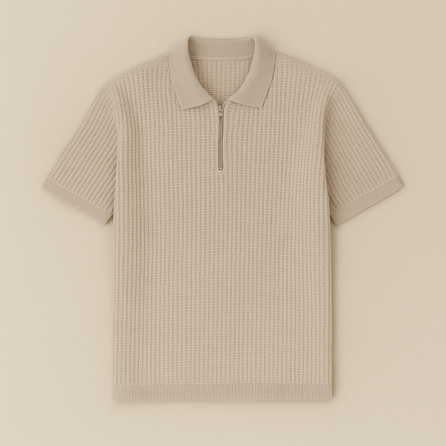 Ravello Half-Zip Polo Heren |