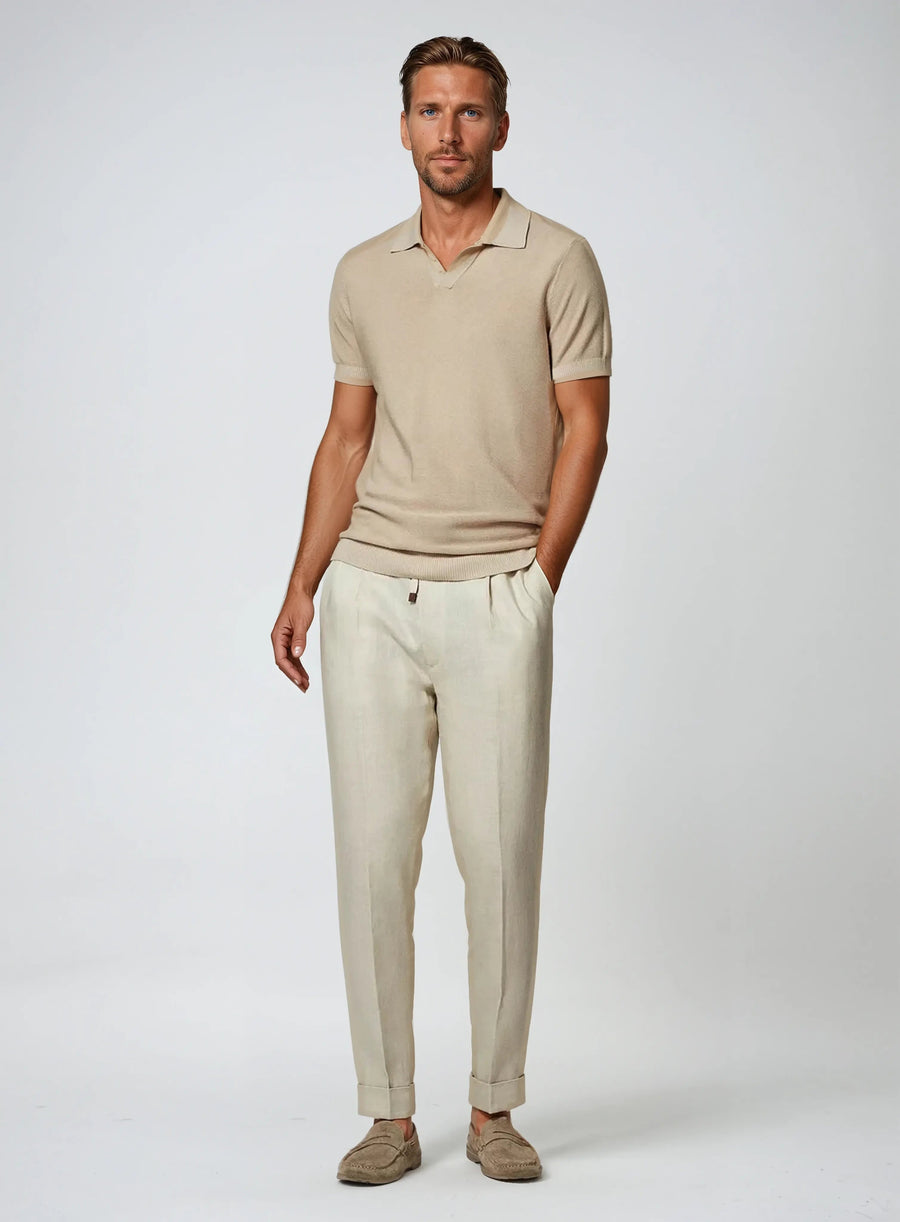 Sea side linnen broek – beige