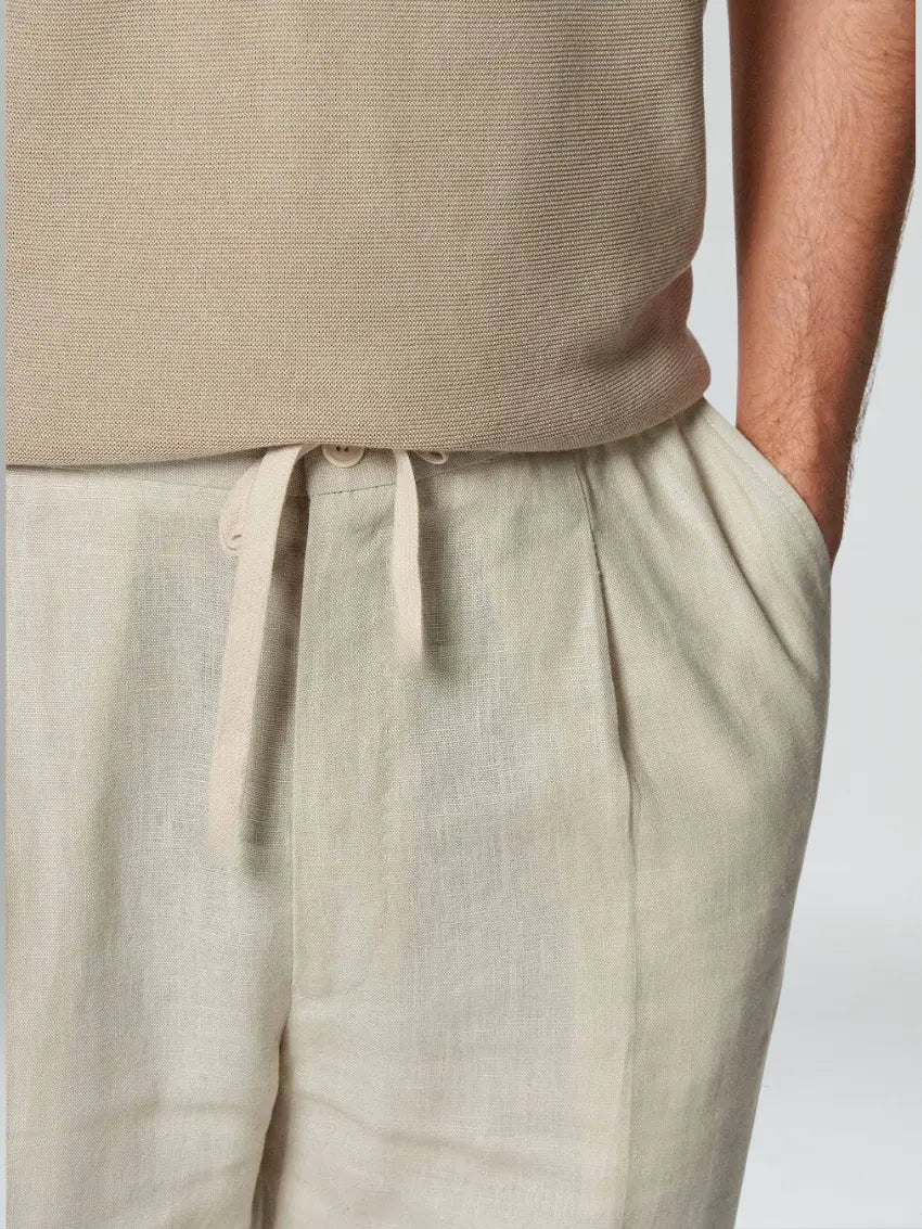 Sea side linnen broek – beige