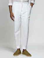 Sea side linnen broek – wit