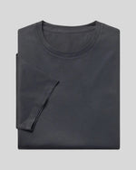 Supima slim fit T-shirt - Donkergrijs