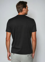 Supima slim fit T-shirt - Zwart